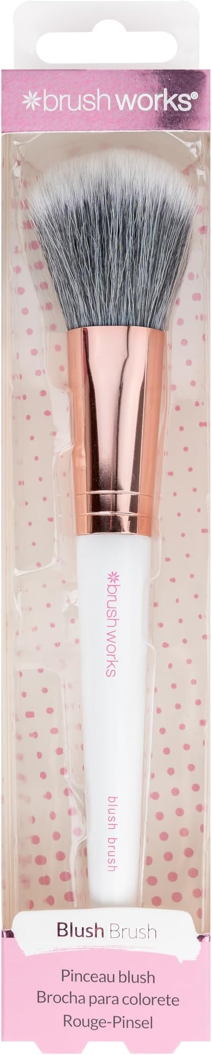 Brushworks Blush Brush- Pink & Gold