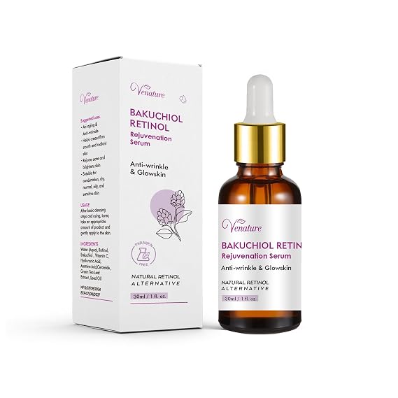 Bakuchiol Retinol Rejuvenation Serum,2025 Best Retinol Serum for Wrinkles Bakuchiol Face Korean,
