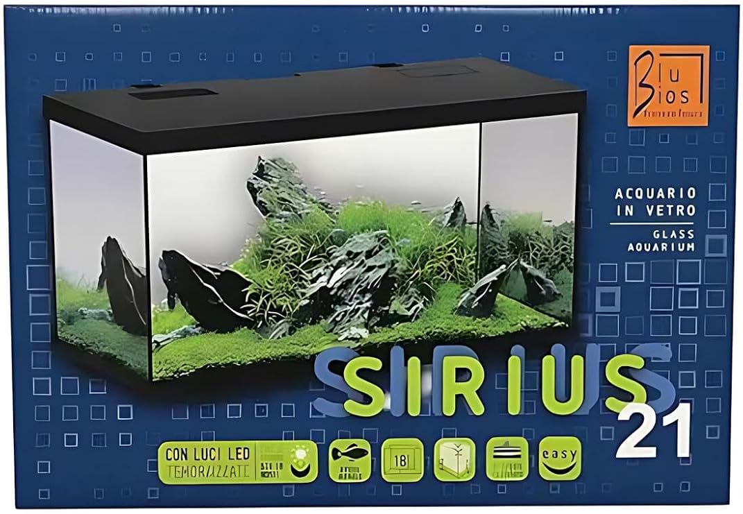 Blubios Sirius 21 Set Akvaryum Ledli 18Lt Siyah
