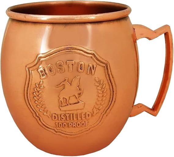 Americaware Boston Embossed Copper Moscow Mule Mug