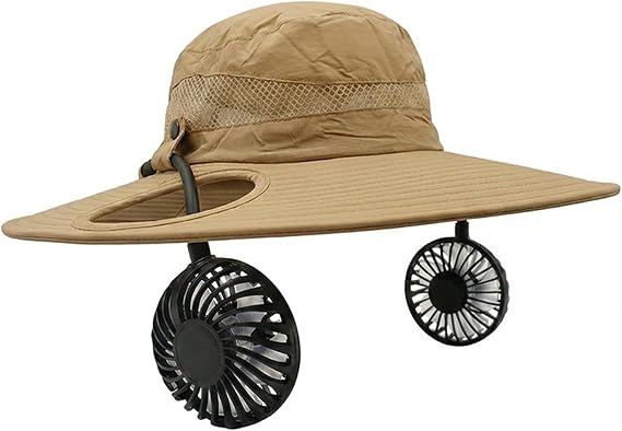 Ventilated Hat Featuring Two Cooling Units and 3 Modes for Outdoor Activities Baby Sun Hat with Adjustable Fan