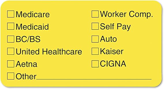 TAB02940 - Tabbies Labels for Insurance List