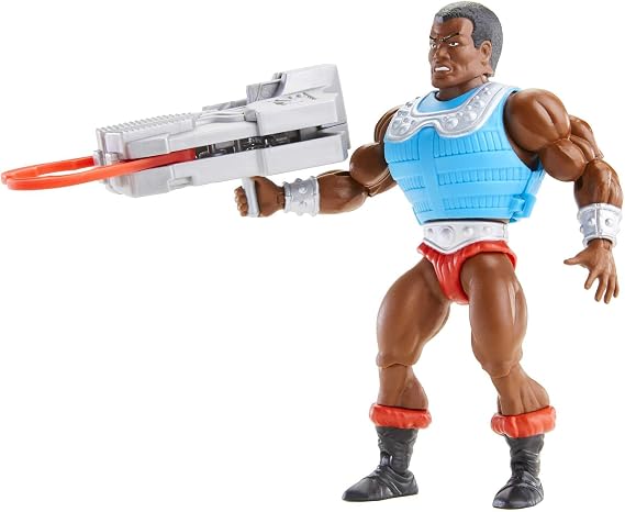 Masters of the Universe Origins Deluxe Clamp Champ Action Figure, 5.5-in Battle Character for Storytelling Play and Display, Gift for 6 to 10-Year-Olds and Adult Collectors