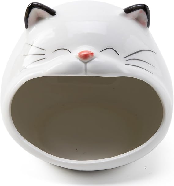 Ceramic Cat Sponge Holder for Kitchen Sink, Cat-Shaped Holder