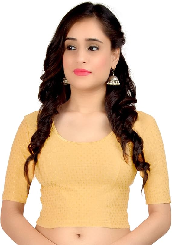 Chandrakala Readymade Blouses for Women Sarees,Stretchable (B179)