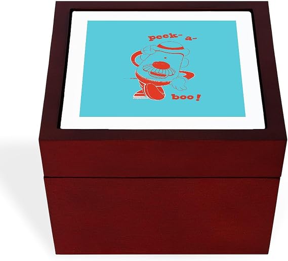 CafePress Mr. Potato Head Peek A Boo Memory Keepsake Jewelry Box, 5"x5"x3.75"