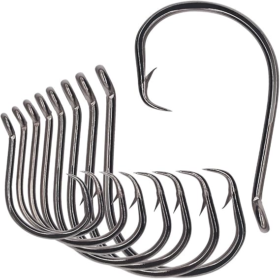 XFISHMAN Circle Hooks - Octopus Hooks Saltwater - 50 Pack #1 12/0