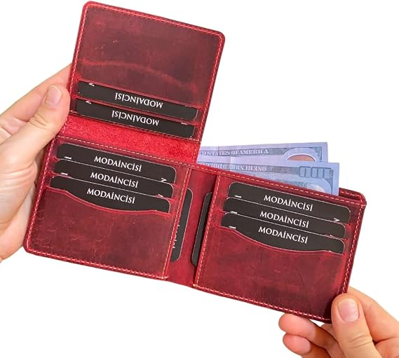 Modica® Cosmos - Hakiki Deri Pisotlu Erkek Cüzdan