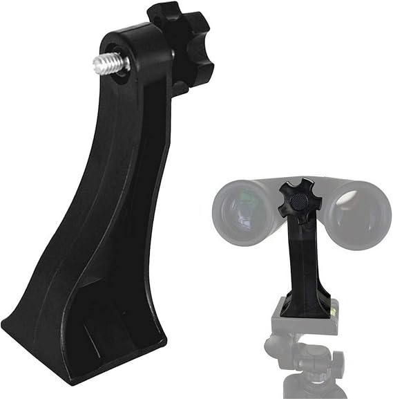 Binoculars and Tripod Connection Adapter for Connecting Microcase Binoculars to Tripod - AL2515 BLACK