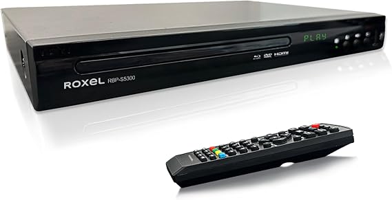 Roxel RBP-S5300 Blu-ray Player | MTK Mainboard | SONYLens | Digital LED Display | Dolby DTS Surround Sound | USB, HDMI, RCA, Coaxial Port, Region B