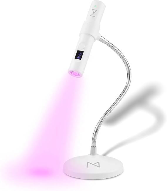 M GlamCure GO Nail Flash Cure Lamp, Touch Screen, LED & UV