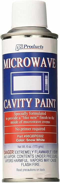Replacement For Microwave Cavity Spray Paint 98QBP0302 Snow Bright White 6oz