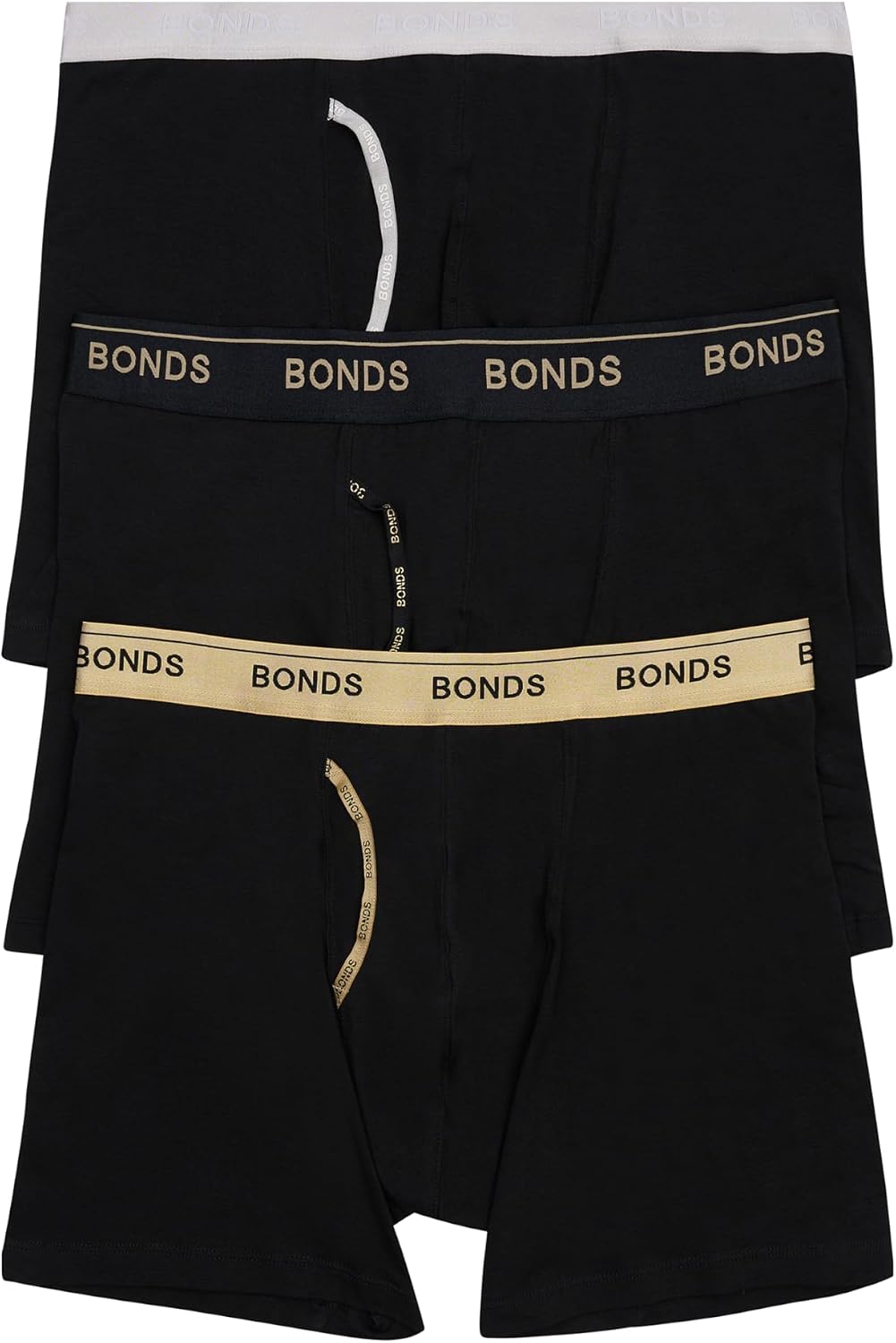 Bonds mens Mid-length Guyfront Boxer Brief in Cotton for Men, 3-pack