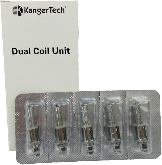 5pcs Genuine Kangertech Kanger New Upgraded Dual Coil Heads 1.5ohm Protank 3 / Mini Protank 3 / Aerotank / Evod2