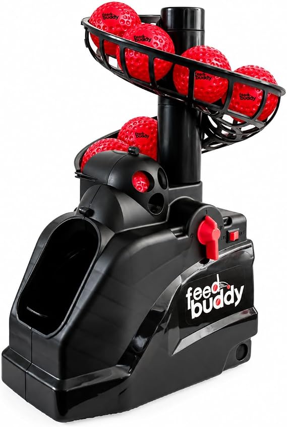 FEED BUDDY Cricket Bowling Machine– Automatic Ball Feeder for Solo Practice