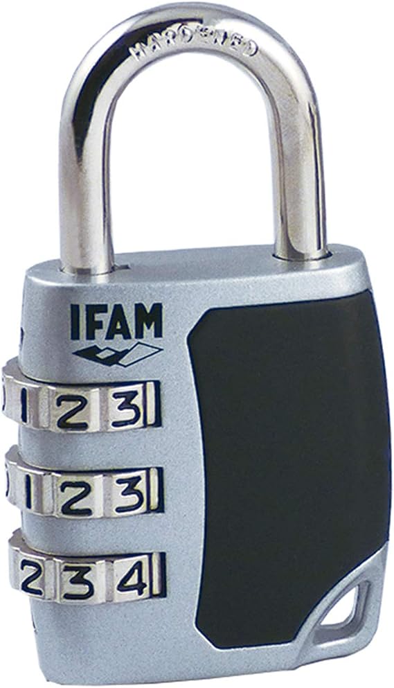 IFAM C35S Series Padlock Multiple Uses Useful for Bags and Luggage Three Different Sizes Hardened Steel