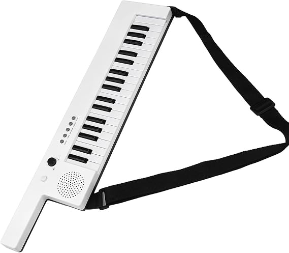 Professional Electronic Keyboard 37 Keys Electronic Keyboard Piano Guitar Piano with Shoulder Strap Mini Mic Audio Headphones