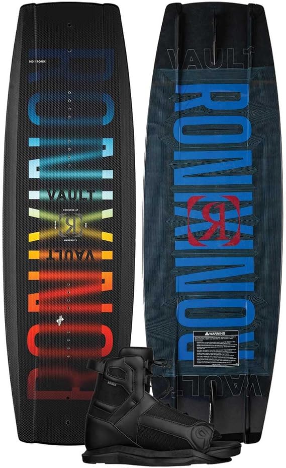 Ronix Vault Wakeboard Package w/Divide Bindings 2026, 145 cm, Divide - Men's 7.5-11.5
