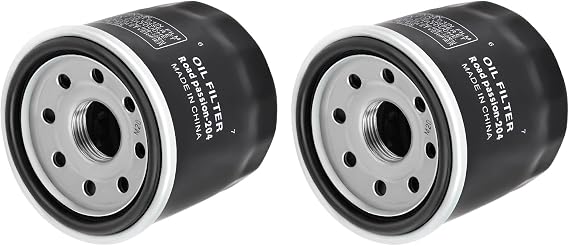 Road passion 5GH-13440-60 Oil Filter Replacement for Yamaha YFM 350 450 550 660 700 MT 03 07 09 10 XSR 700 900 Arctic Cat 600 650 4x4 CB 500 600 650 700 900 ADV350 FSC400 5GH-13440-50 (2Pcs)