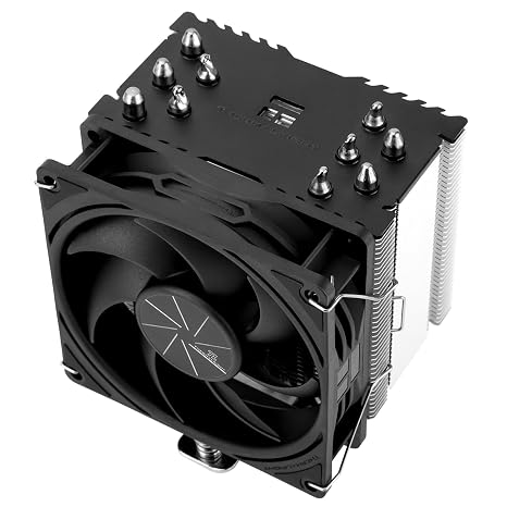 Thermalright Assassin King 90 V2 CPU Air Cooler, 5 Heat Pipes, 92mm PWM Quiet Fan CPU Cooler with 2200RPM Speed, for AM4/AM5,Intel lga1851/1700/115X/2011/1200, Compatible with ITX Motherboards