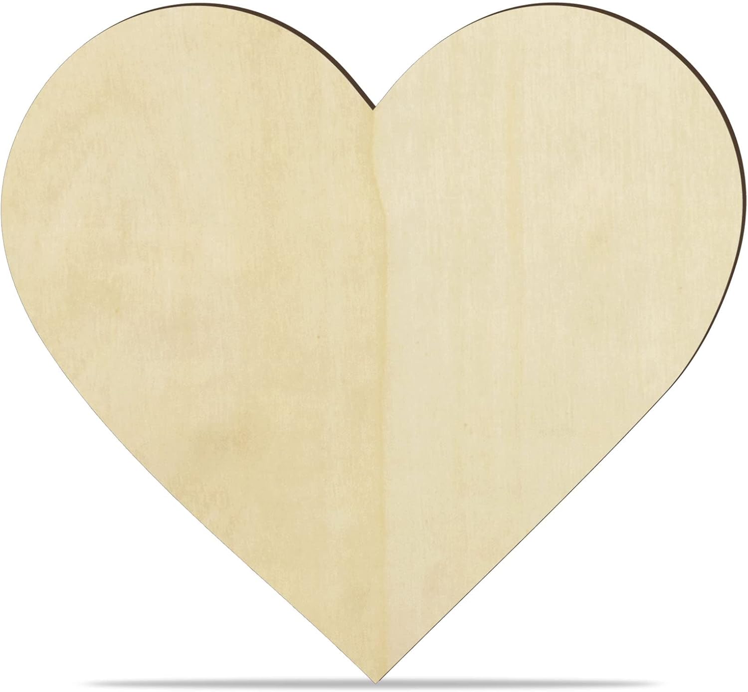 Wooden Heart 12 Inch Tall 0.2 Inch Thick, Large Wooden Letter O Blank Unfinished Wooden Letter for DIY Crafts Wall Decor, Painting, Wall Arts, Home, Room, Birthday Party Decor