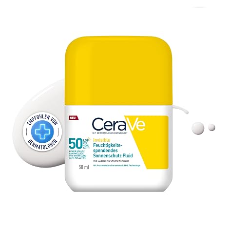 CeraVe Invisible Moisturising Sun Protection Fluid SPF 50