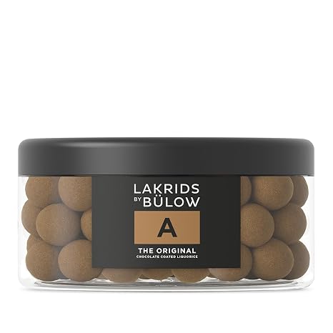 LAKRIDS BY BÜLOW - A - THE ORIGINAL - LARGE - Finest Liquorice Encased in Creamy Chocolate