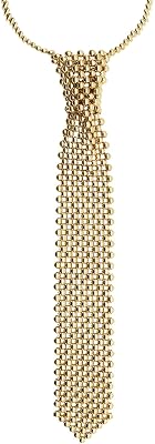 Pearls Neck Tie, Artificial Pearl Womens Ties Handmade Weaving Necklace Beaded Necktie for Women Girls Uniform Shirt