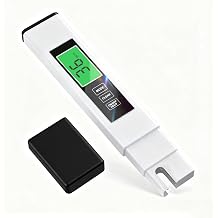 Digital TDS Meter for Drinking Water, 2025 New Water Tester 4 in 1 TDS, EC & Temperature Meter, Accurate & Reliable 0–9990 PPM Meter, Ideal for Aquariums, Swimming Pool, RO/DI System, Hydroponics