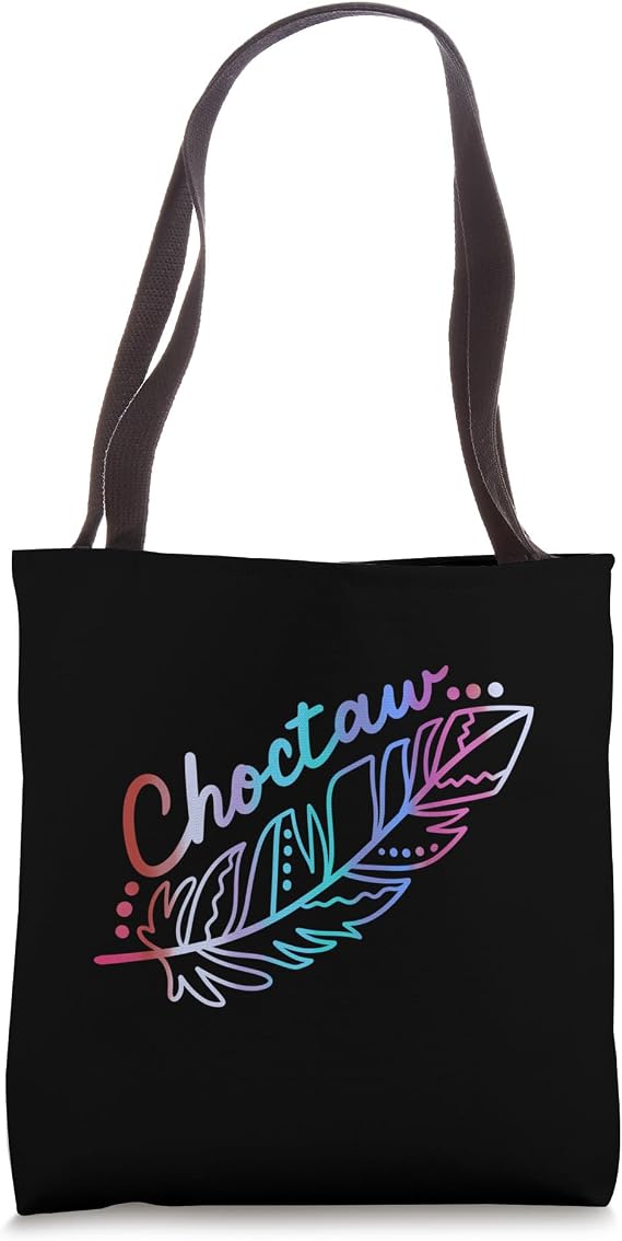 Choctaw Indigenous Feather Native American Indian Tribe Men Tote Bag