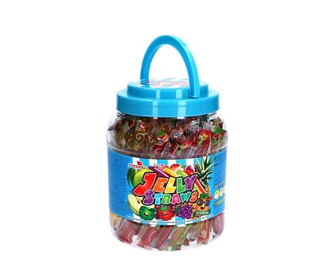 SPESHOW Jelly Straws Fruit Jelly Sticks - Colourful Mixed Storage Containers - Assorted Flavour - OG ASIA - 1.4 kg