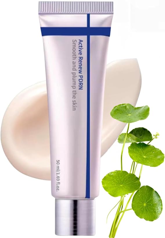 Active Renew PDRN Firming Cream 50ml | Korean Moisturiser for Face Elasticity | Soothing & Hydrating Anti-Aging Cream with TECA-PDRN for Sensitive Skin