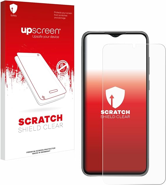 upscreen Scratch Shield Screen Protector compatible with Oscal C60 - HD-Clear, Anti-Fingerprint