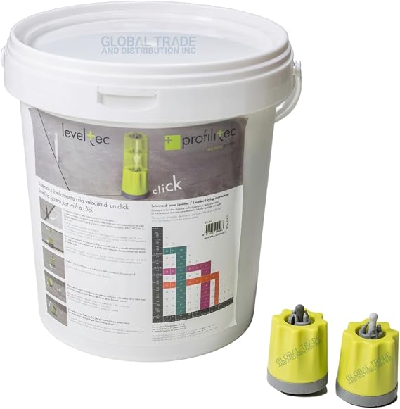 LevelTec Tile Installation System - Reusable Leveling Cap (50 pieces)