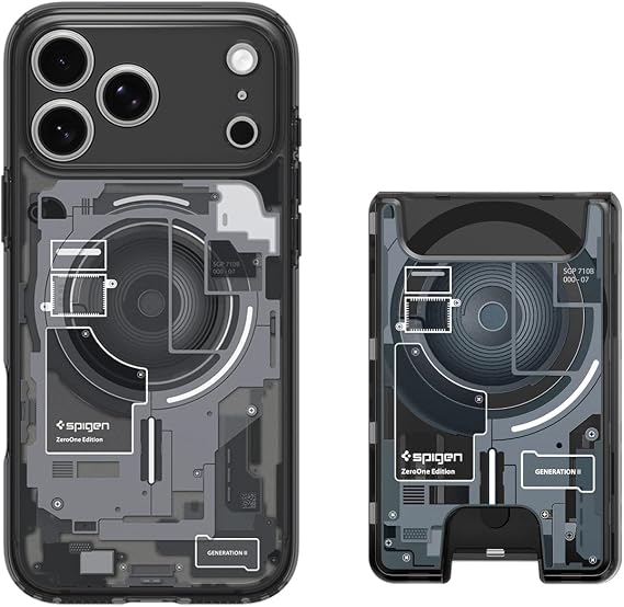 Spigen Ultra Hybrid MagFit Zero One Designed for iPhone 17 Pro with Zero One MagSafe Wallet
