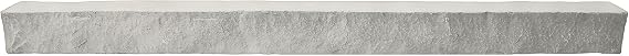 GenStone Faux Stacked Stone Ledger 42" x 2" x 3.5" in Arctic Smoke Color for Do It Yourself Friendly Home Improvement Projects
