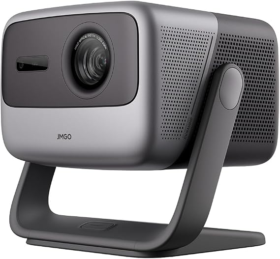 JMGO N1 Pro Triple Laser Projector 1300 ISO Lumens, 1600:1 FOFO Contrast, 1080P FHD, 4K Supported, 180 Android TV 11, Instant Keystone Correction, Blu-Ray 3D, 10W*2 Dynaudio Speakers for Home