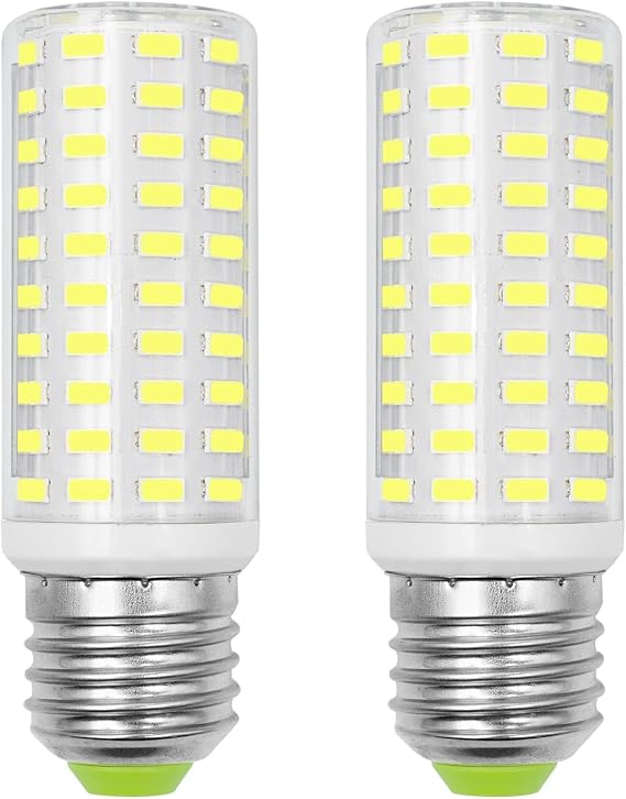 E27 Edison Screw LED Light Bulbs,10W Equivalent to 100W 120W Halogen Bulbs,Cool White 6000K, Non-Dimmable, 1200LM, 100-265V,Energy Saving for Home Lighting(Pack of 2). [Energy Class A+]