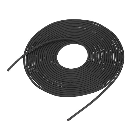 sourcing map Bulk XLR Microphone Cable 33 Feet, Raw DIY Mic Spool Wire, 26AWG Tinned Copper, OFC, 26 Gauge Audio Cable Spiral Copper Braided Shielding for 3-Pin XLR Connector, Black
