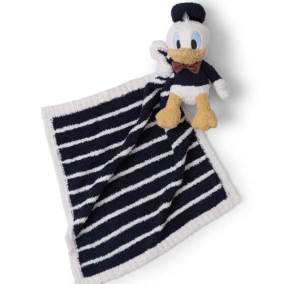 Barefoot Dreams CozyChic Disney Donald Duck Blanket Buddie, Indigo Multi, One Size