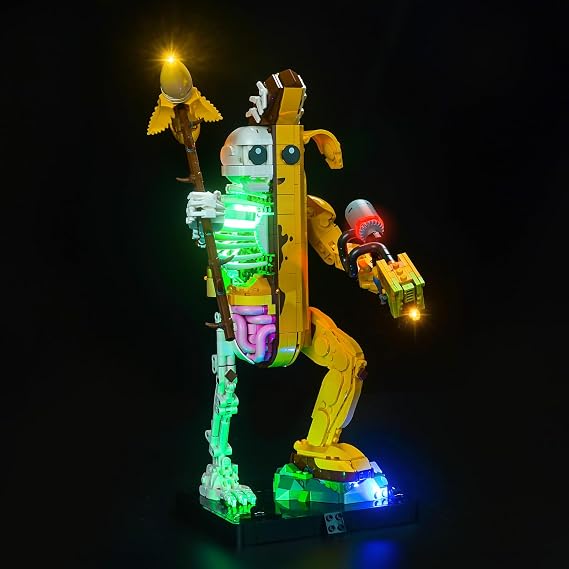 Light Kit Compatible with Lego Fortnite Peely Bone 77072 (No Model) [Energy Class A]