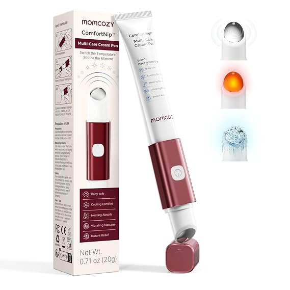 Momcozy ComfortNipTM Multi-Care Nipple Cream Pen, Postpartum Essentials