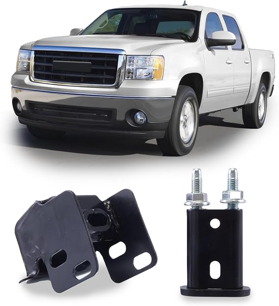 CarPartsDepot Left and Right Bumper Bracket for 2007-2013 Chevy Silverado