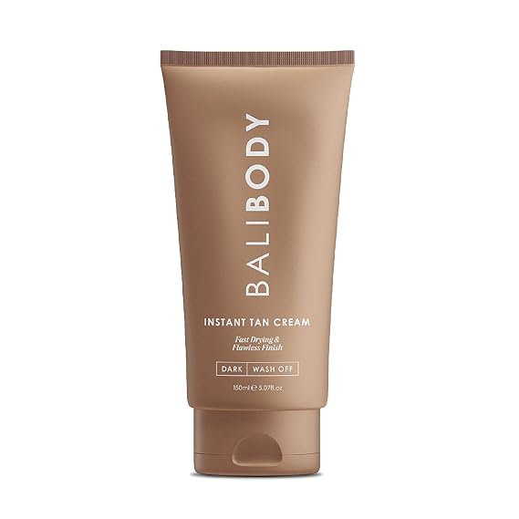 Bali Body Instant Tan Cream | Fast-Drying, Minimal Transfer | Suitable for All Skin Types, Including Sensitive Skin (150 ml/5.07 fl oz)