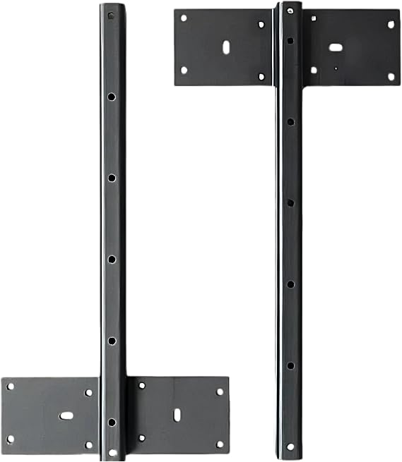 Fittes 14" Heavy-Duty Steel Floating Bench & Shelf Support Bracket Kit 2pk