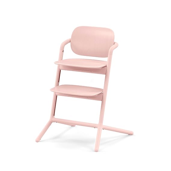Cybex Lemo Convertible Wood High Chair for Kids to Adults - Pearl Pink