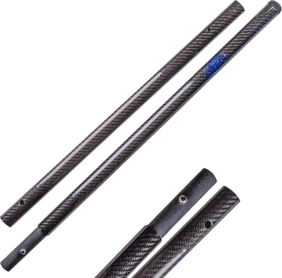 CKG Carbon Fiber Travel Sand Scoop Shovel Handle Universal Lightweight Pole for Beach Metal Detecting Long Rod with 28.5mm/1 1/8 " Diameter