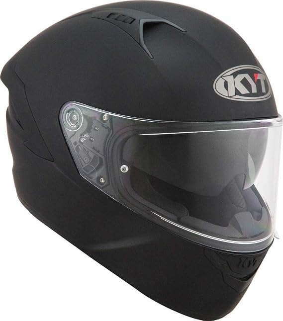 KYT Brown nf-r, Plain Matt Black Motorcycle Helmet XL 61-62 cm