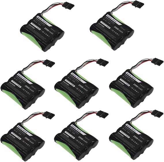 (8pcs) 2000mAh Ni-MH Battery Compatible with X-Rite SE15-32