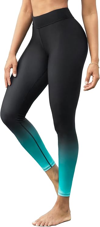 ATTRACO High Waisted Swim Pants - Women's Swim Leggings